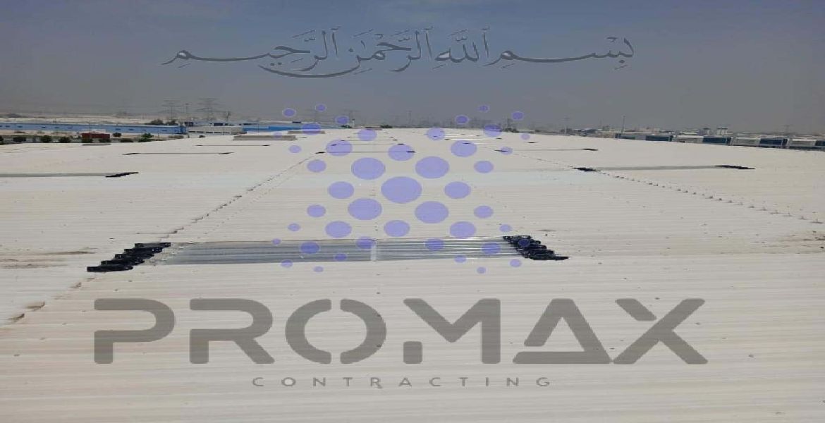Ltc - metal roof waterproofing project by Promax in Dubai, UAE